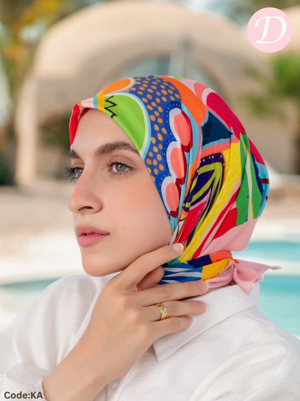 وشاح ندى - قطن وساتان