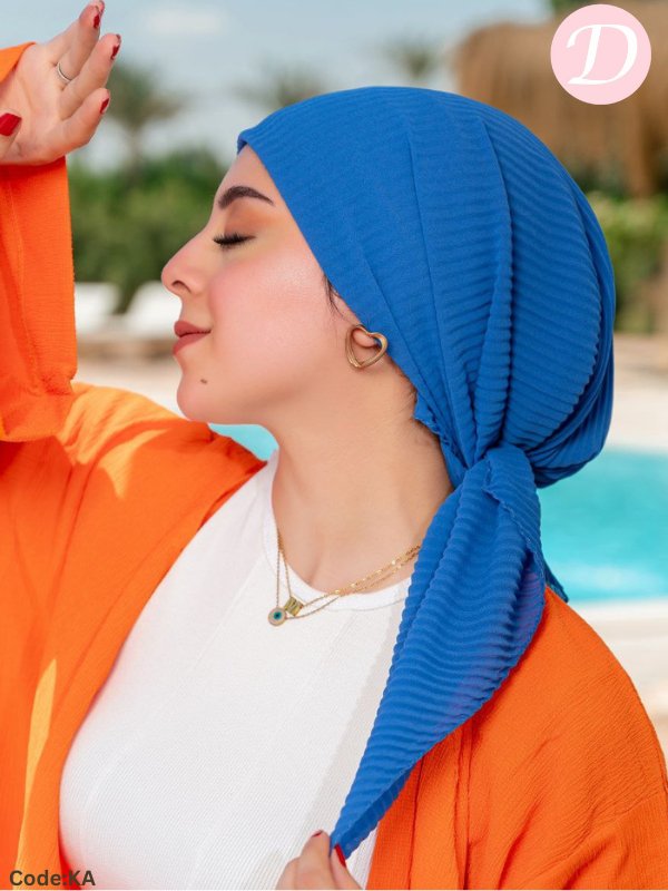 Lama Plissea Scarf - Crepe Chiffon
