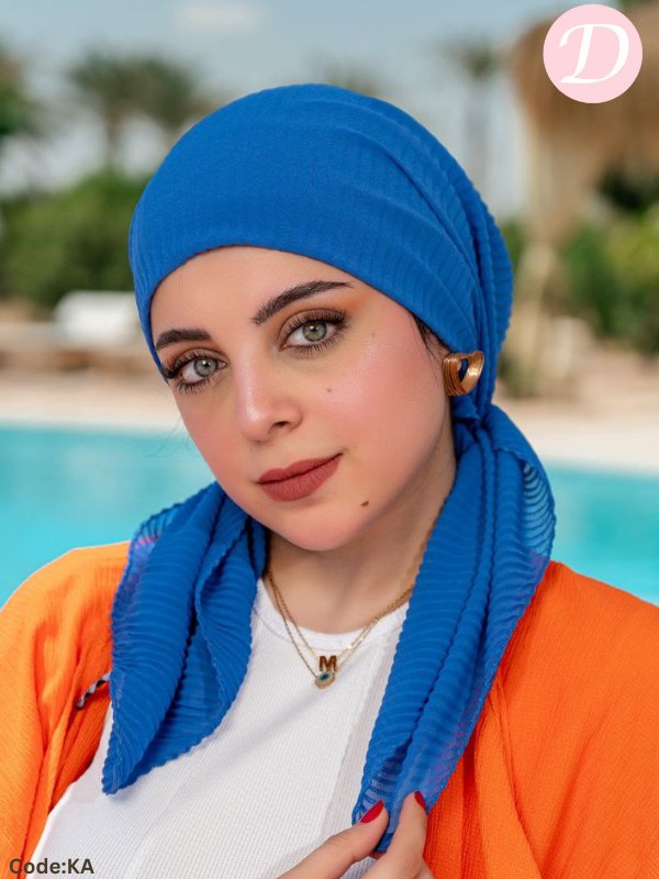 Lama Plissea Scarf - Crepe Chiffon