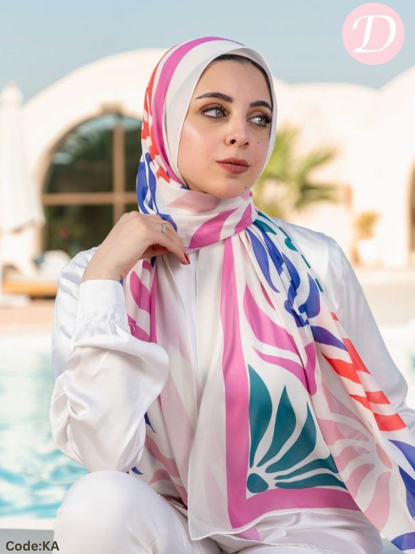 وشاح كارولينا - كريب شيفون