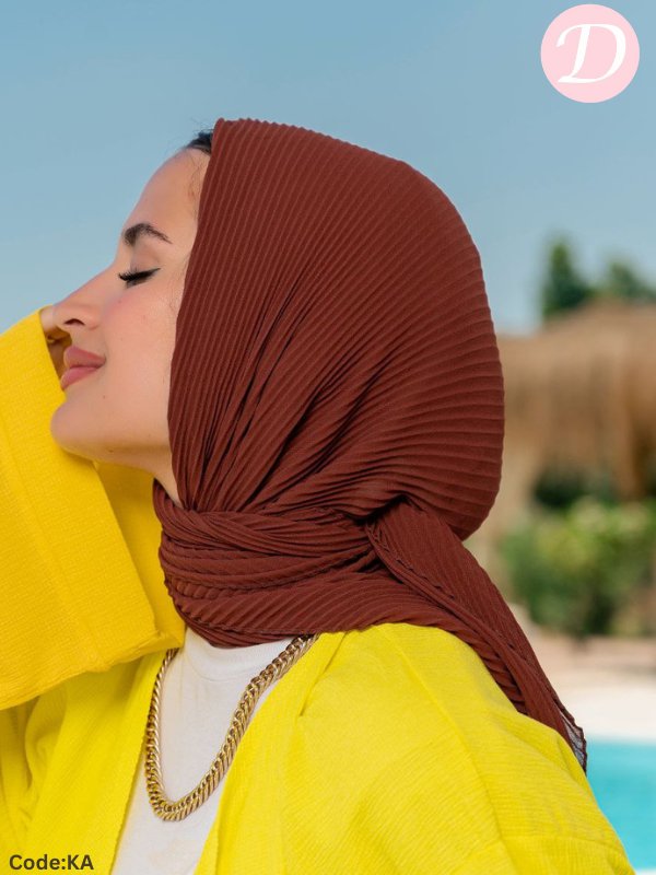 Lama Plissea Scarf - Crepe Chiffon