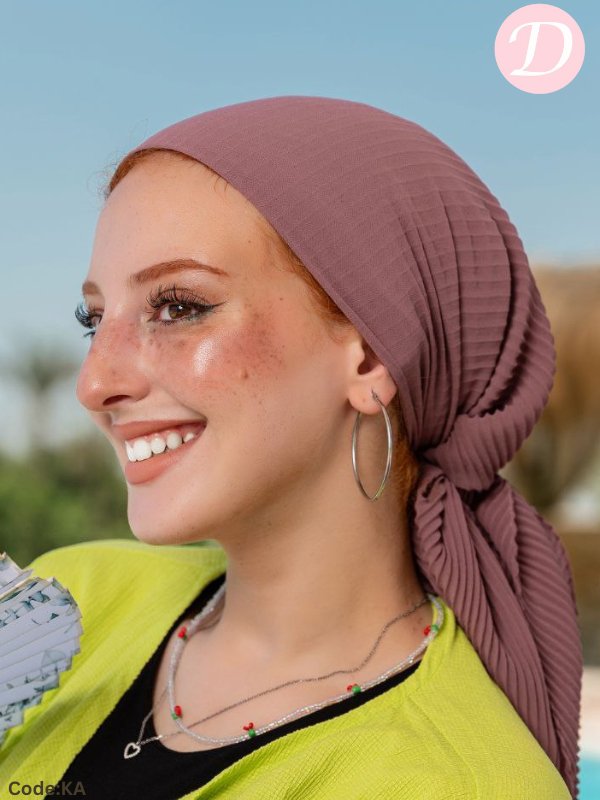 Lama Plissea Scarf - Crepe Chiffon