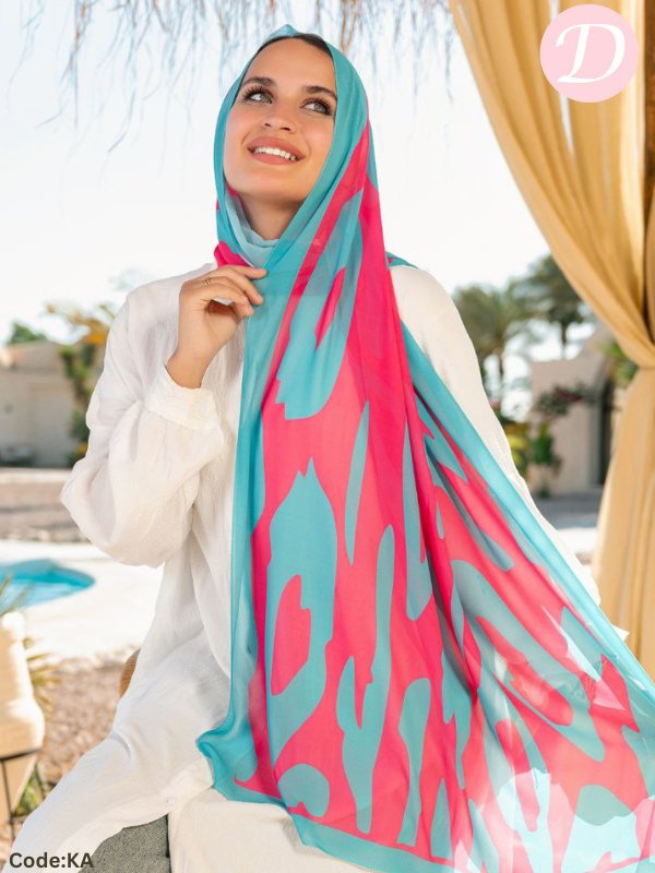 وشاح ليلي - كريب شيفون