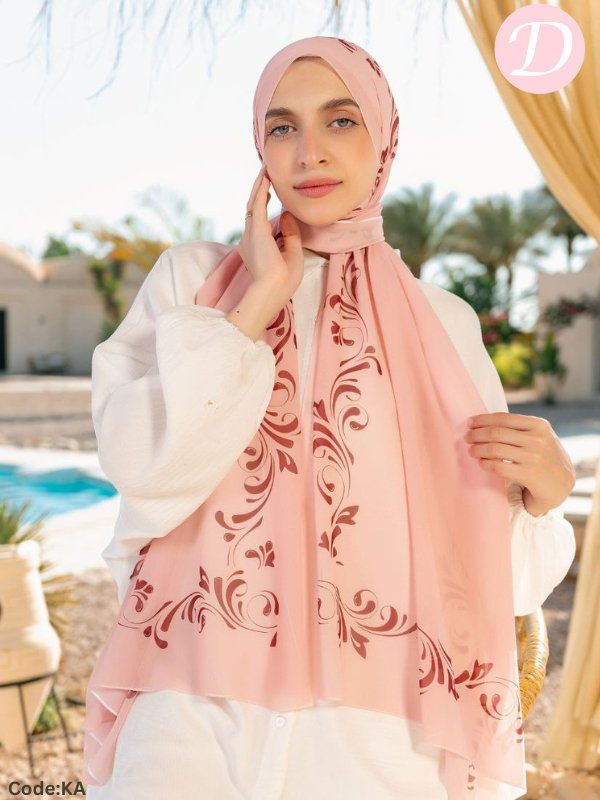 وشاح لونا - كريب شيفون