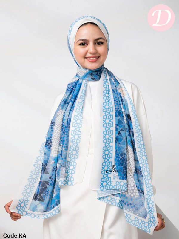 Fiona Scarf - Crepe Digital