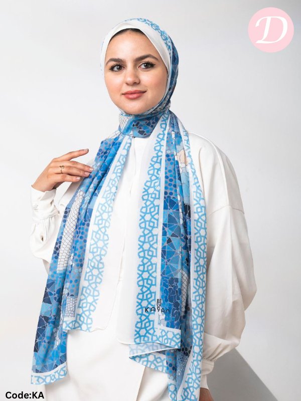Fiona Scarf - Crepe Digital