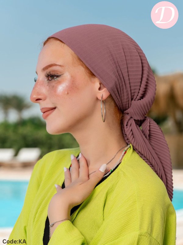 Lama Plissea Scarf - Crepe Chiffon