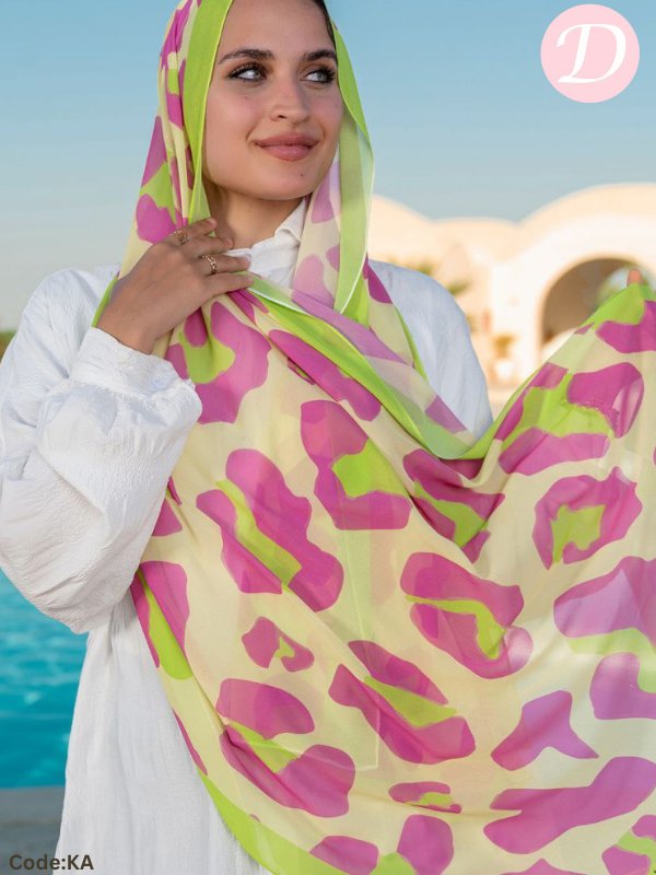 وشاح ديانا - كريب شيفون