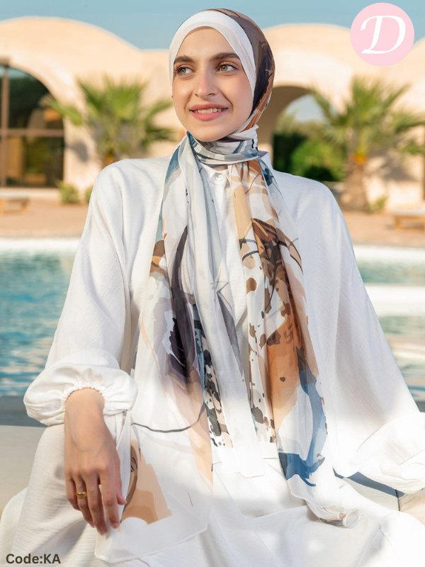 وشاح ميرنا - كريب شيفون