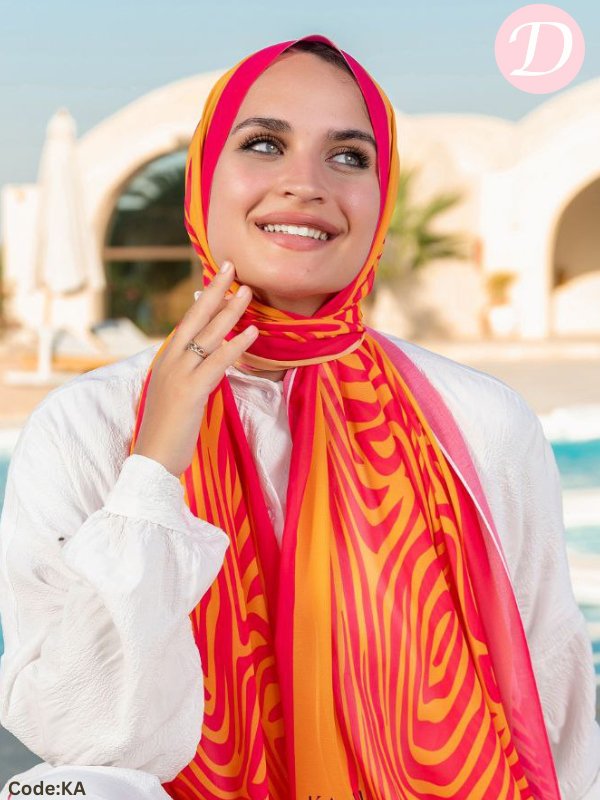 وشاح نارا - كريب شيفون