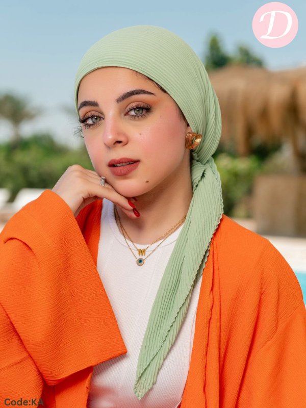 Lama Plissea Scarf - Crepe Chiffon