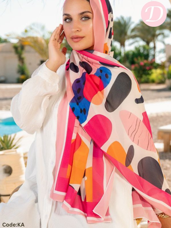 Hala Scarf - Crepe Chiffon