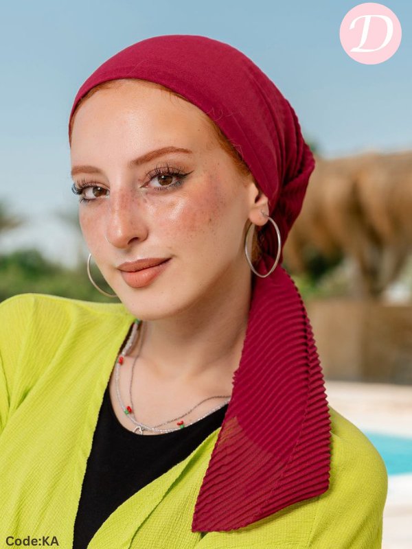 Lama Plissea Scarf - Crepe Chiffon