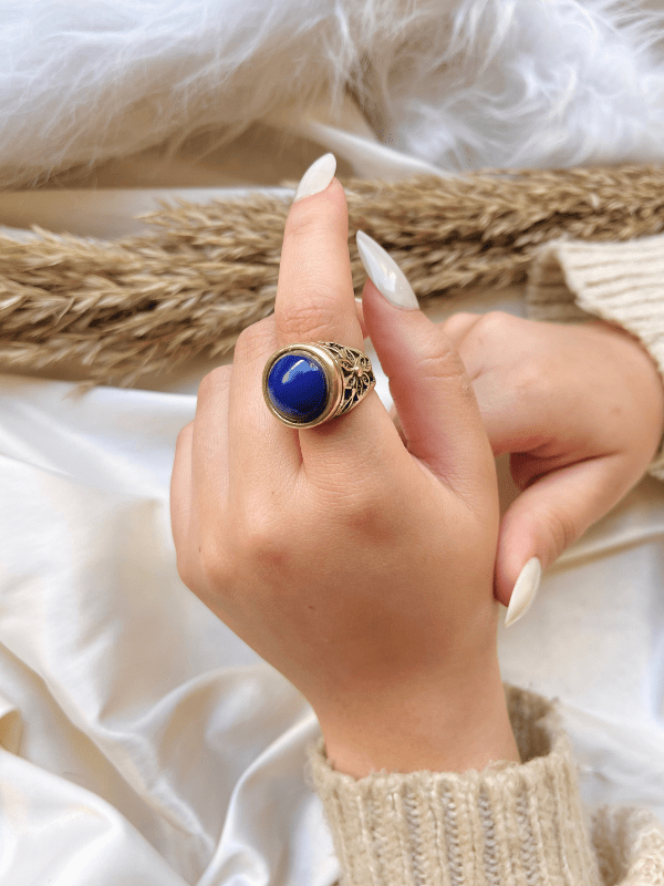 خاتم ليلى - نحاس خالص