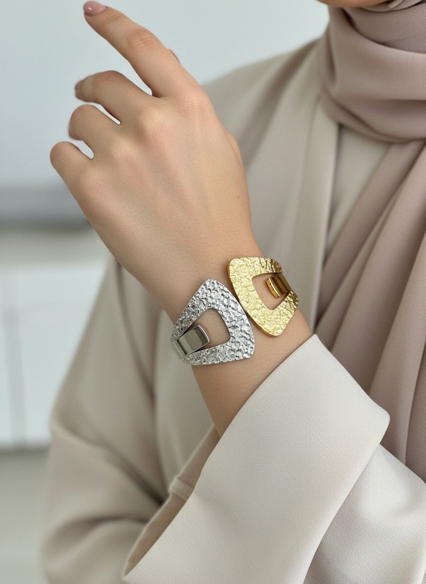Mixed Bracelet - Stainless Gold & Silver Plated