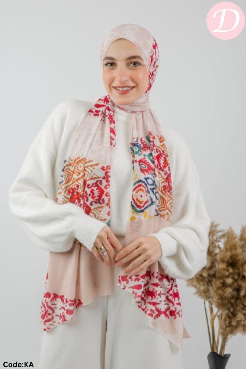 وشاح ياسمين - كريب ديجيتال