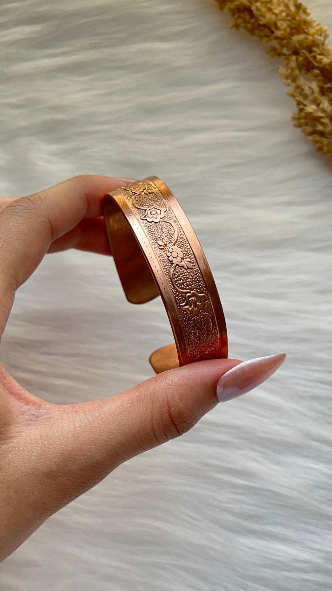 Ravenna Bangle - Pure Copper