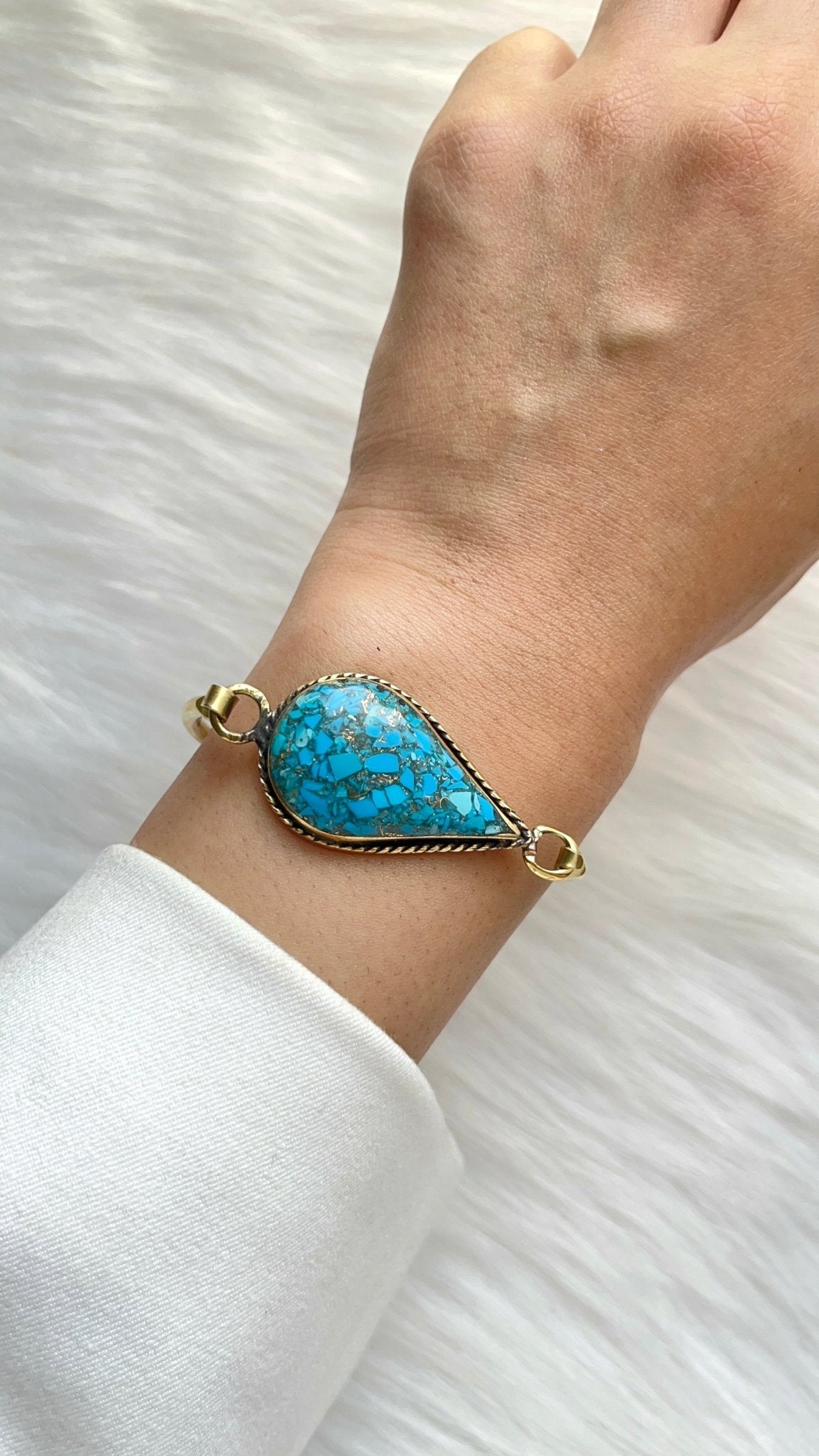 Yara Turquoise Set - Copper Set