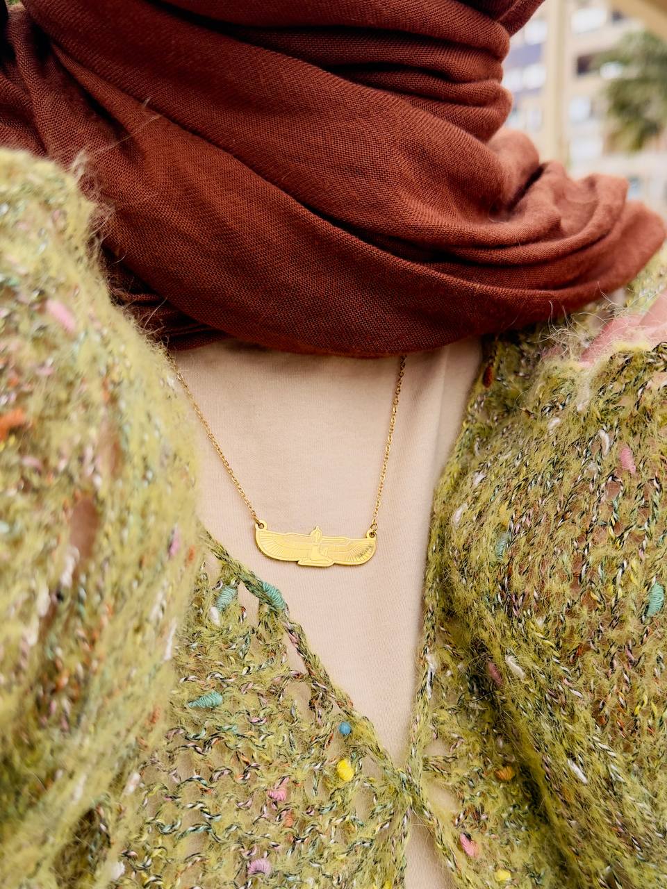 Nefertiti Necklace - Stainless Steel