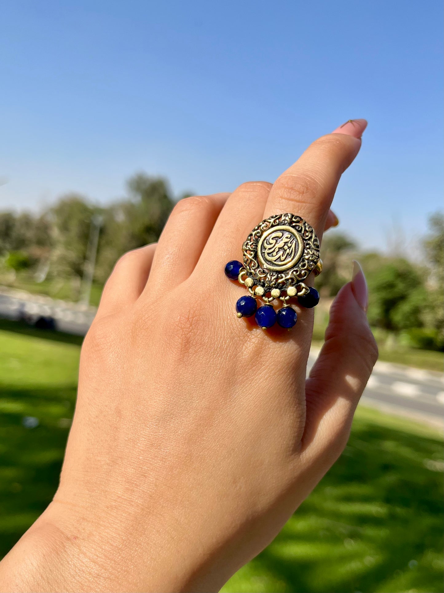 "Anta Omry" Set - Copper and Agate