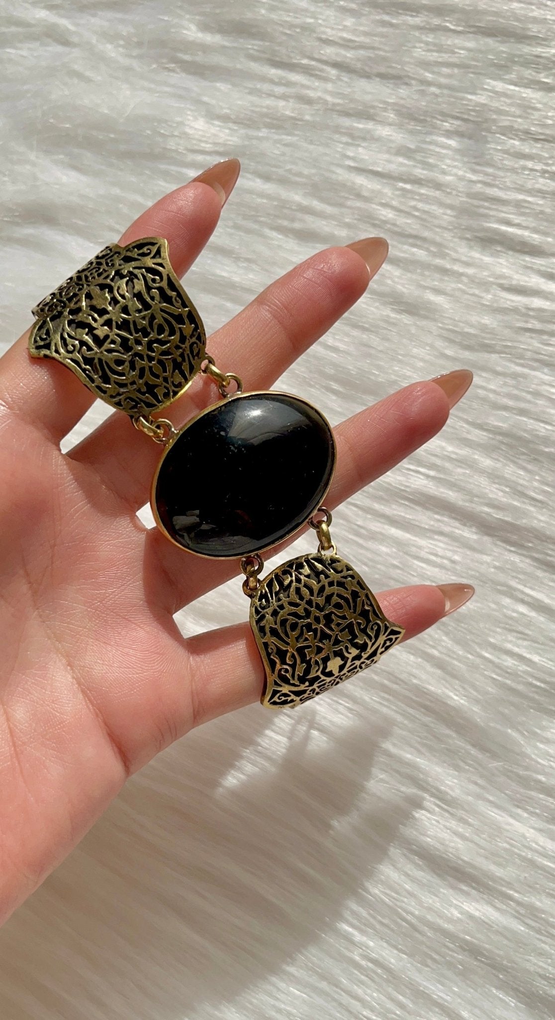 Arabian Kaaf Set - Black Agate