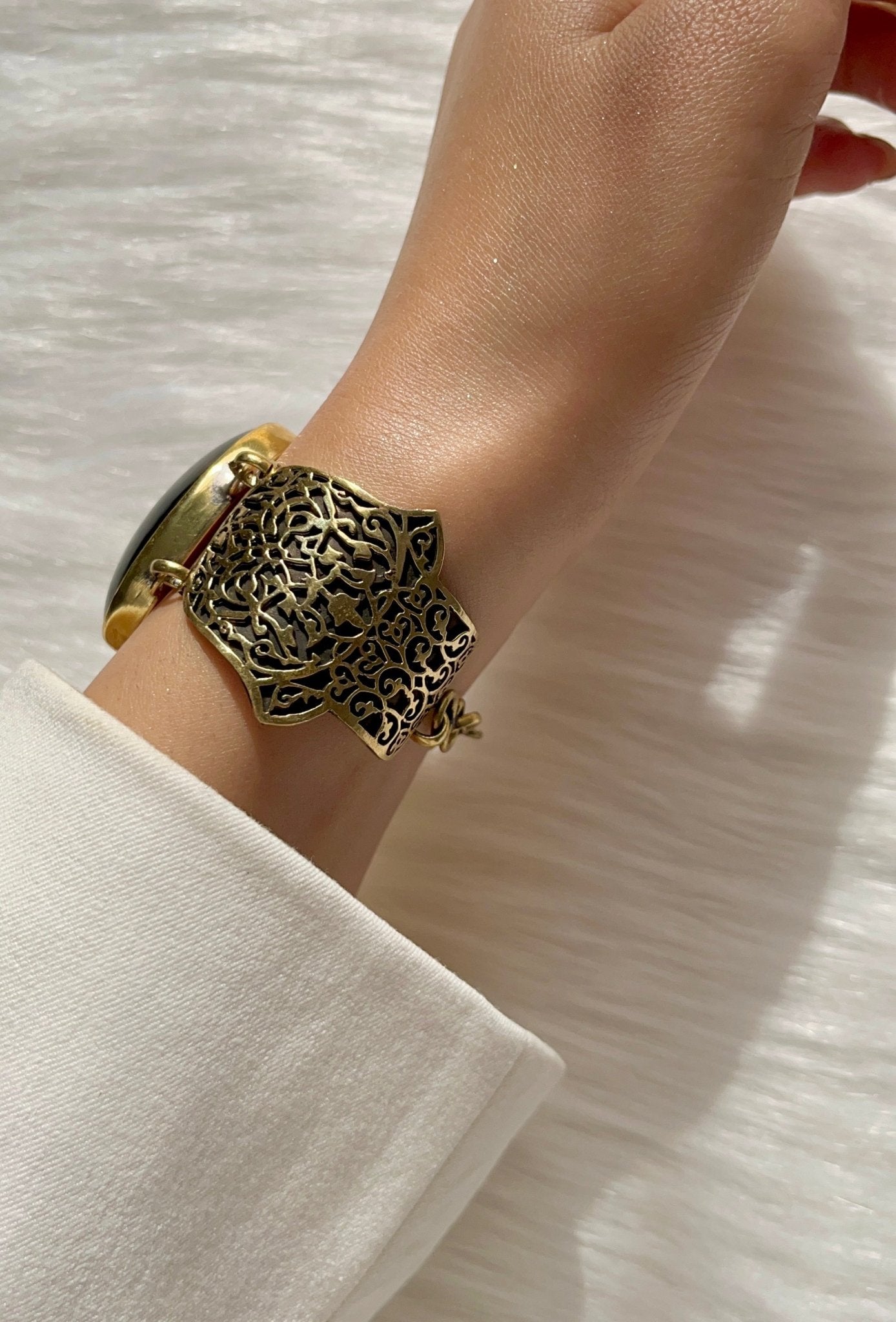 Arabian Kaaf Set - Black Agate