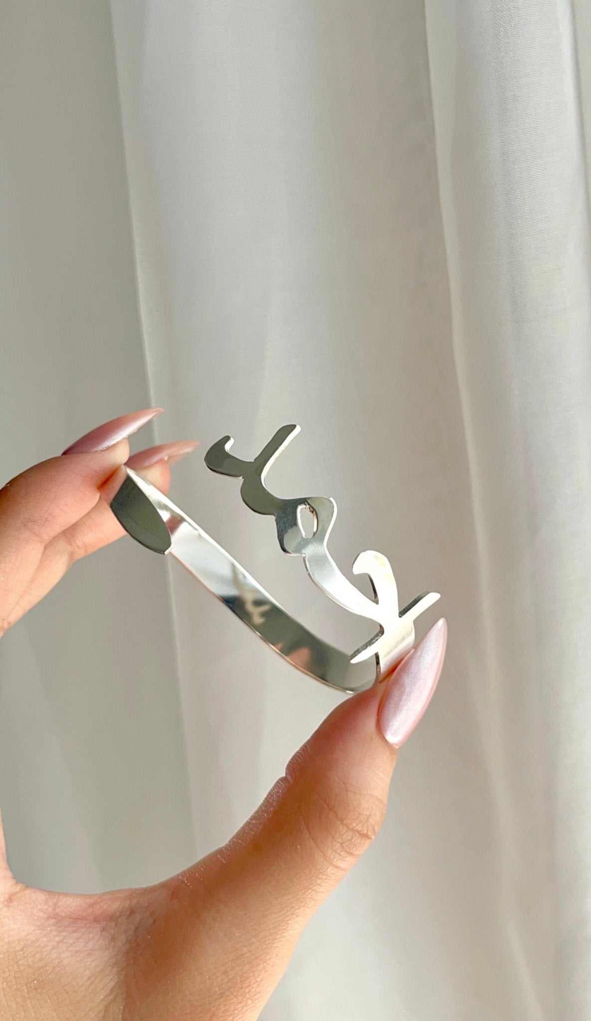 Ahmed Customized Bracelet - Silver Plated