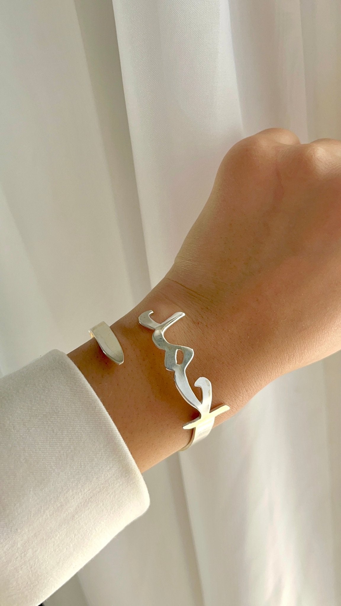 Ahmed Customized Bracelet - Silver Plated