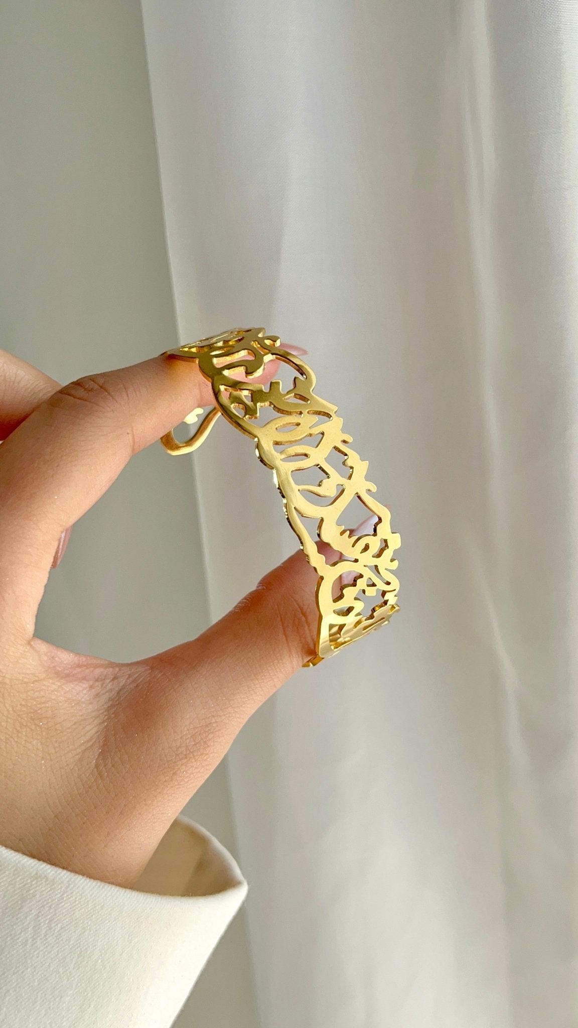 Lillian Bangle - Gold Plated