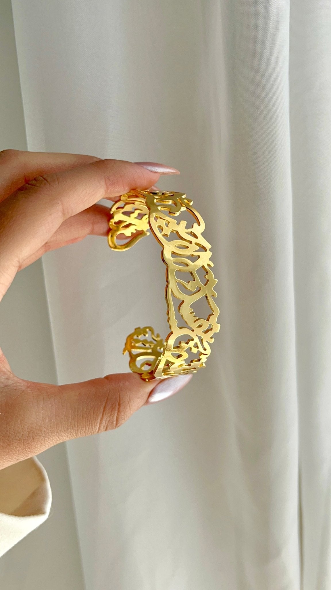 Lillian Bangle - Gold Plated