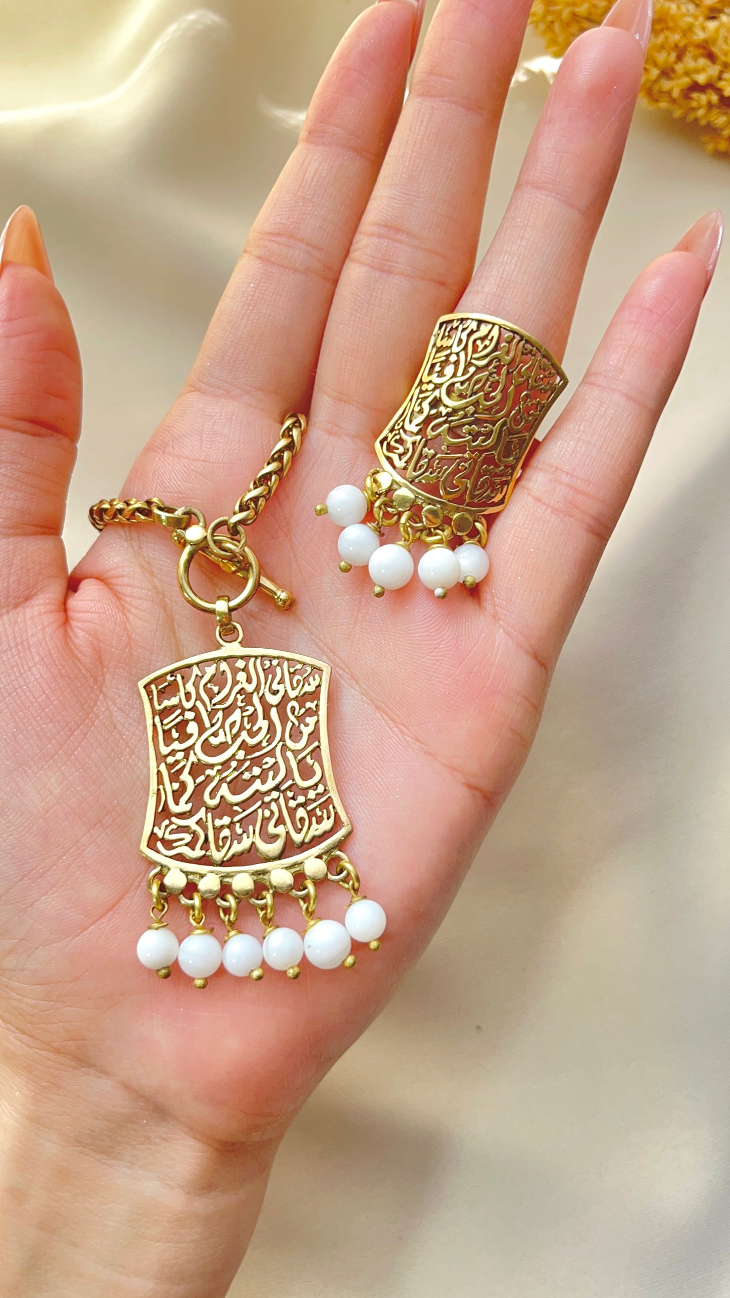 Magda Agate Set - Copper