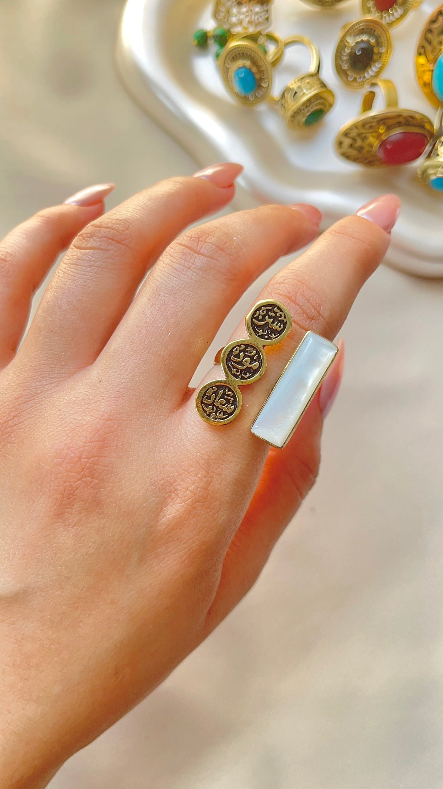 Amna Ring - Pure Copper