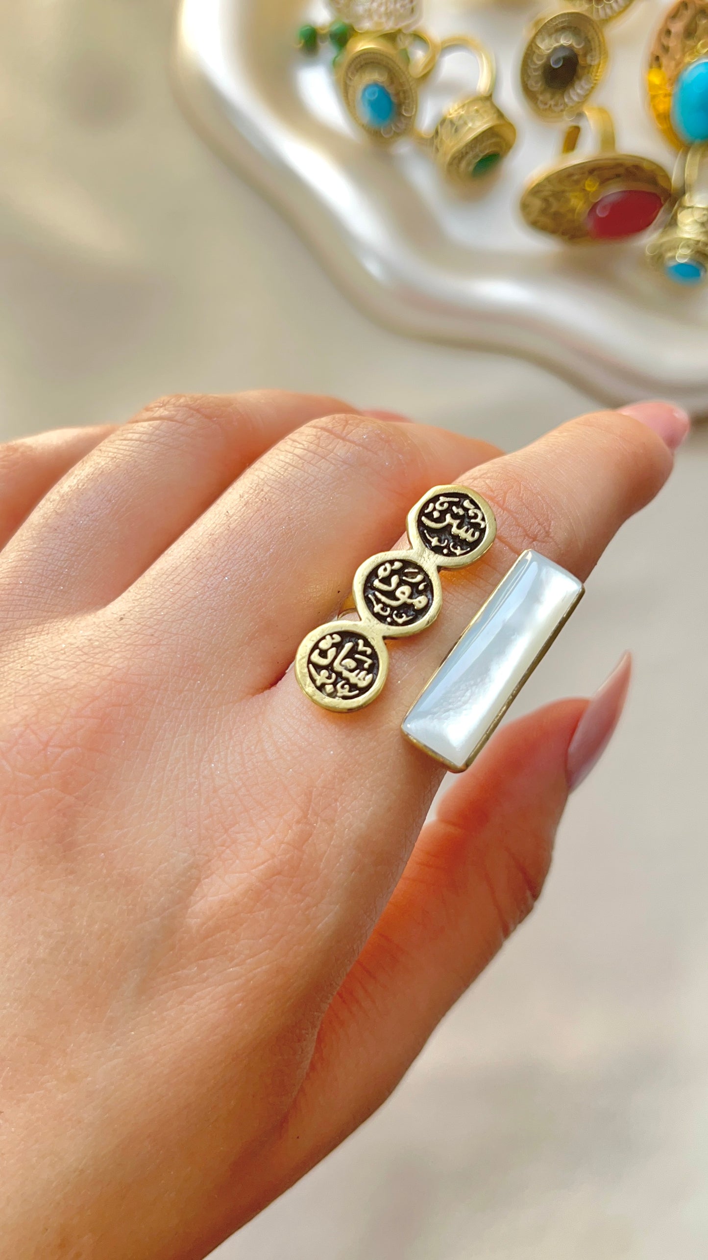 Amna Ring - Pure Copper