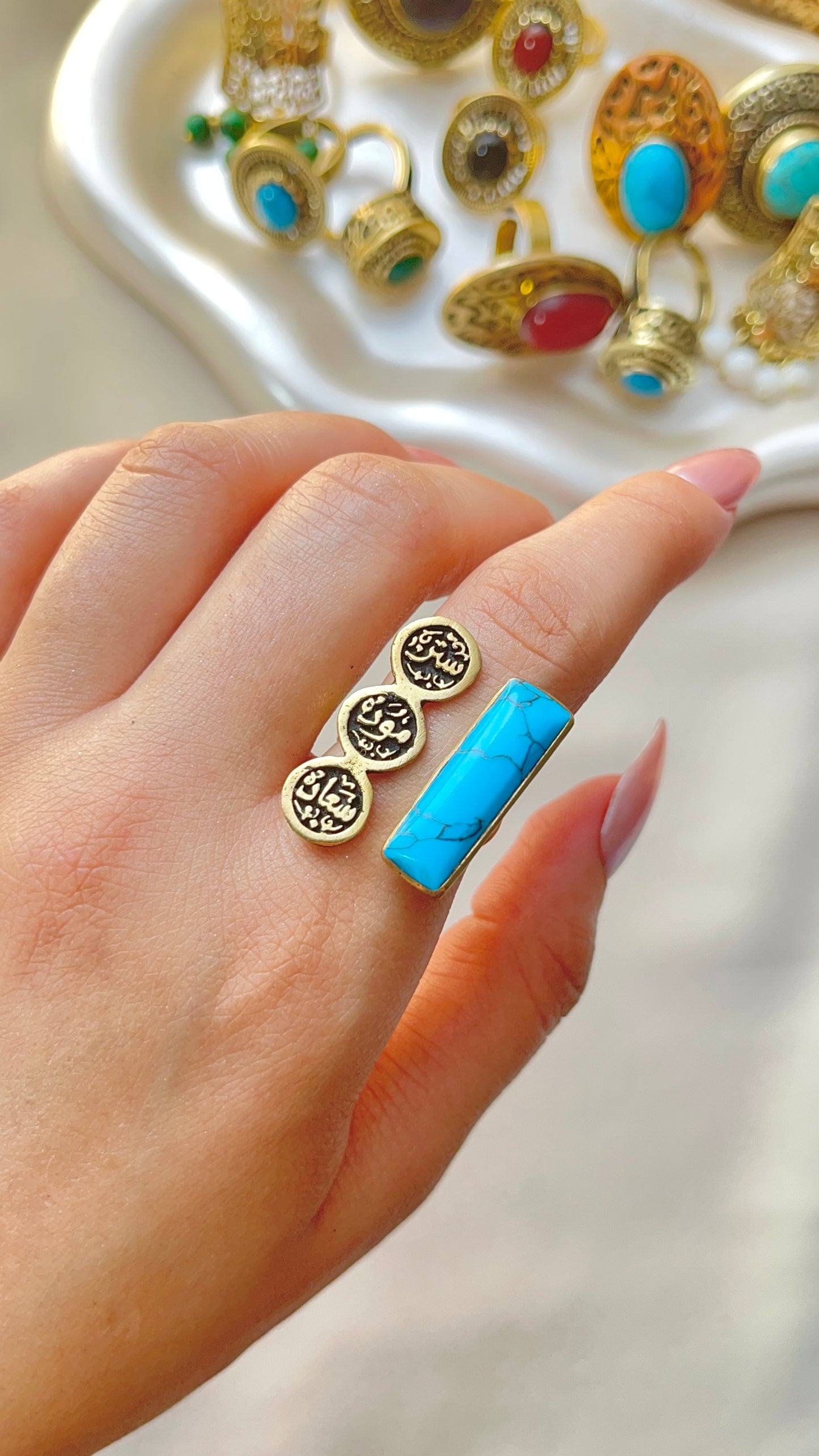 Amna Ring - Pure Copper