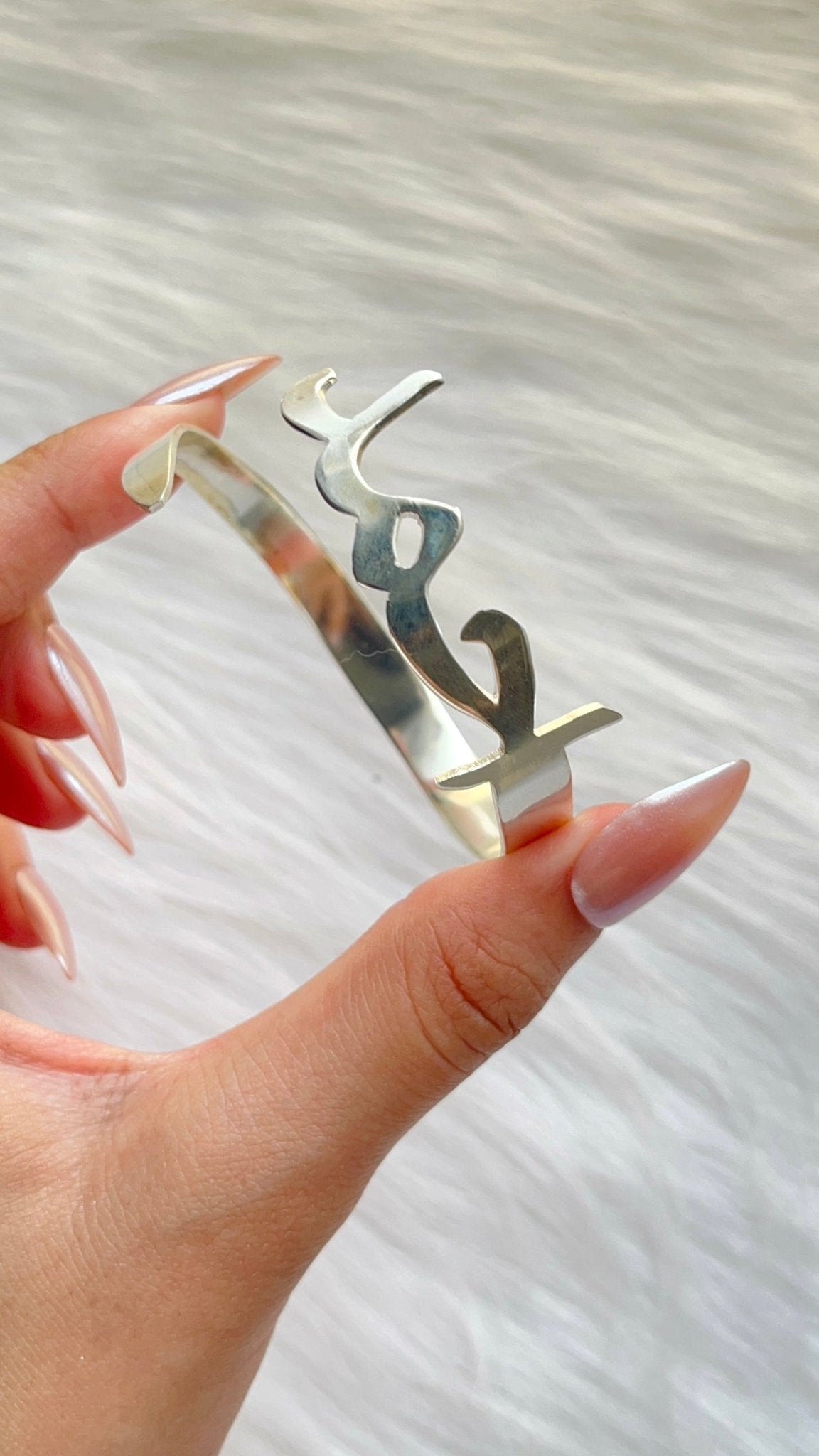 Ahmed Customized Bracelet - Silver Plated