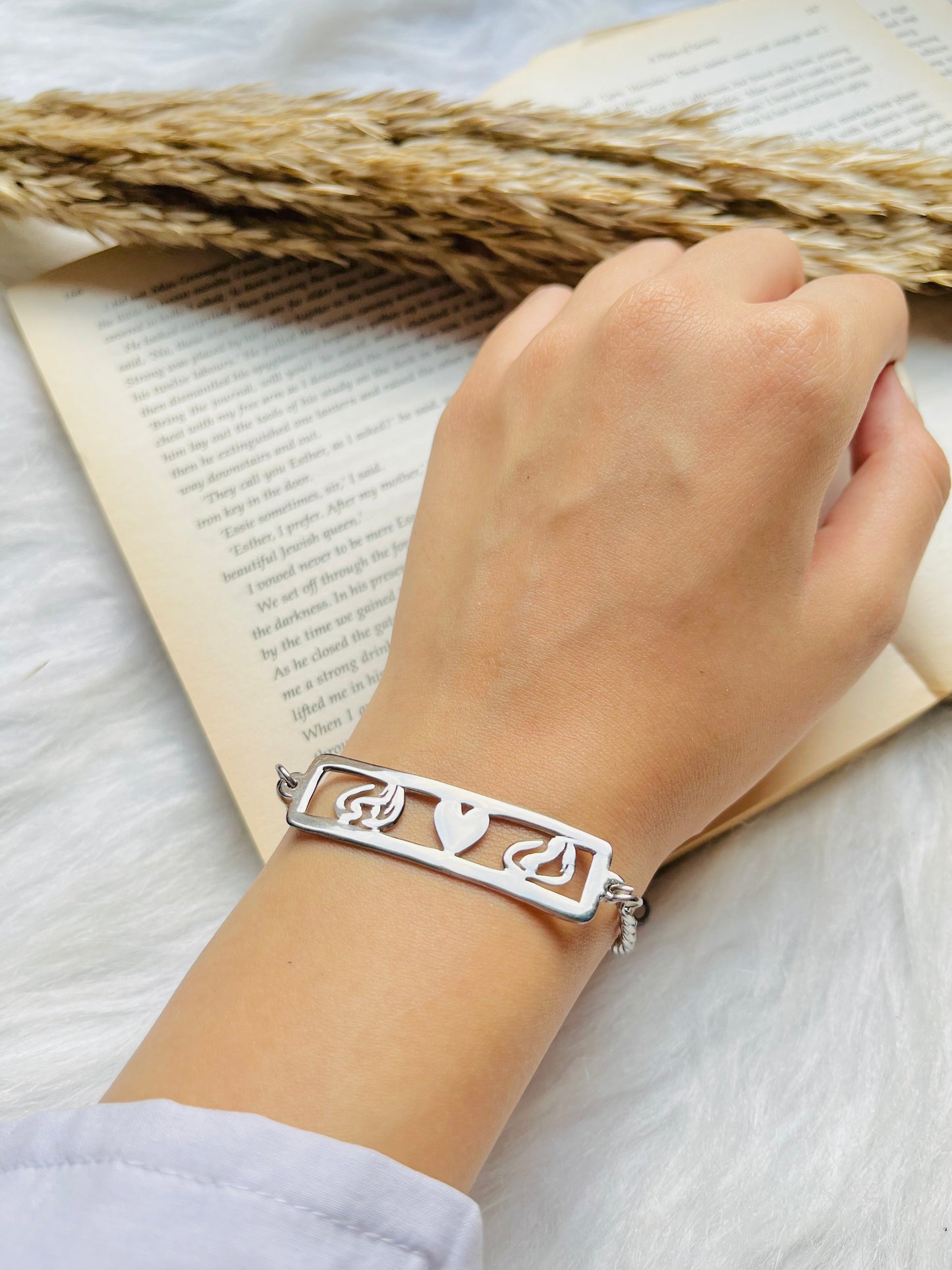 Special Bracelet - Silver Plated " Customized "