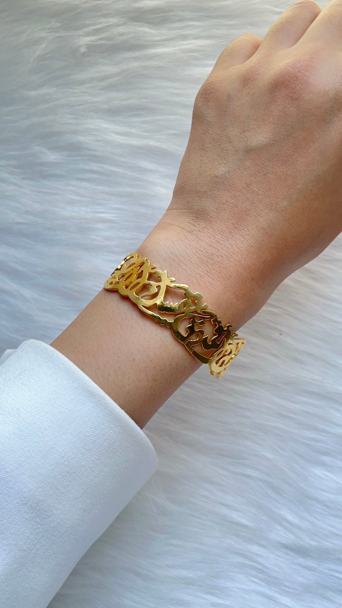 Lillian Bangle - Gold Plated