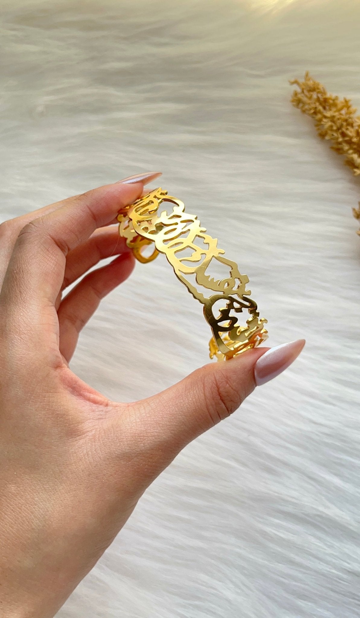 Lillian Bangle - Gold Plated