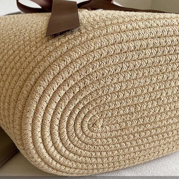 Yomna Beach Bag - Wicker