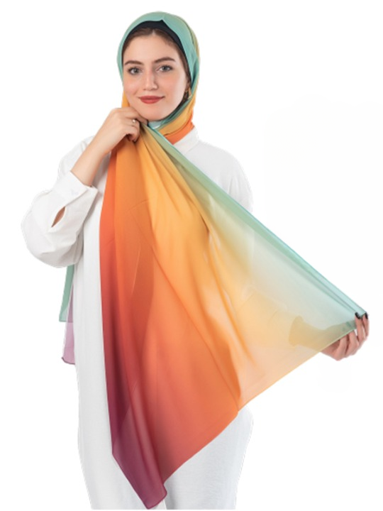 Angel Scarf - Crepe Degrade