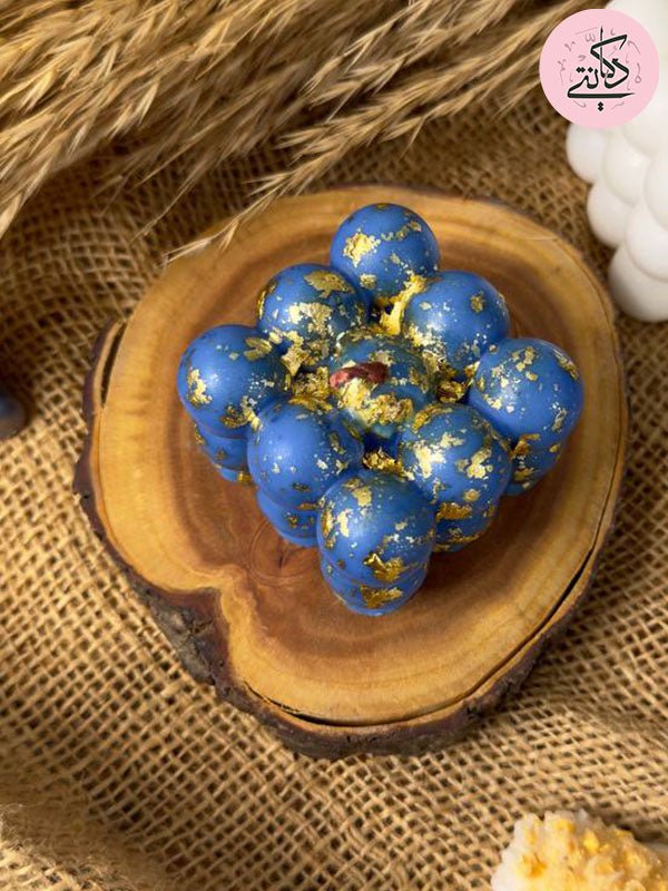 Bubbles Candle - Blue