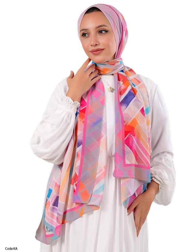 وشاح جيهان - كريب شيفون