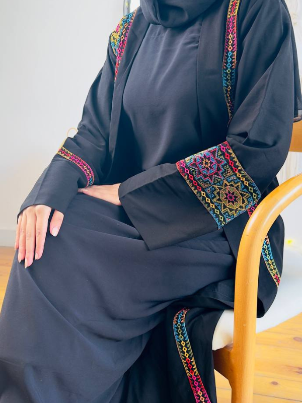 Dalida Cardigan with Khaleji Style - Crepe