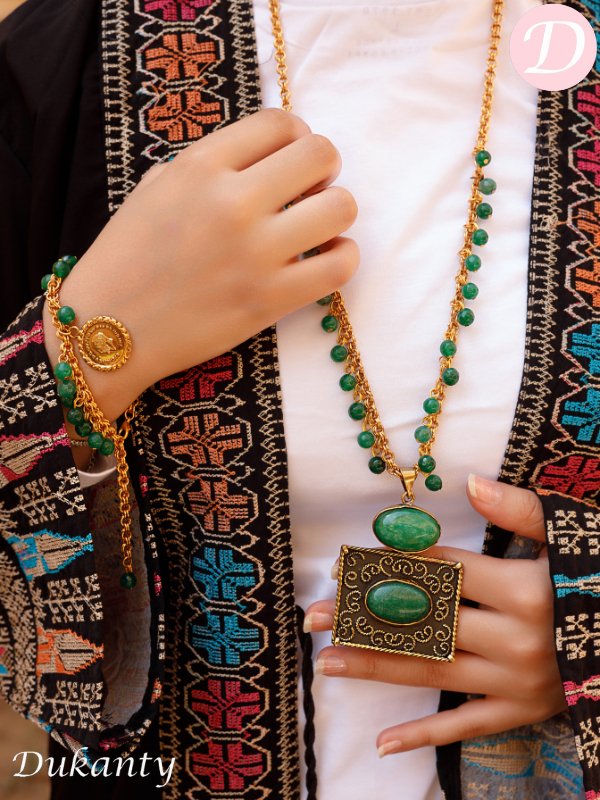 Maryam Necklace - Pure Copper With Agate