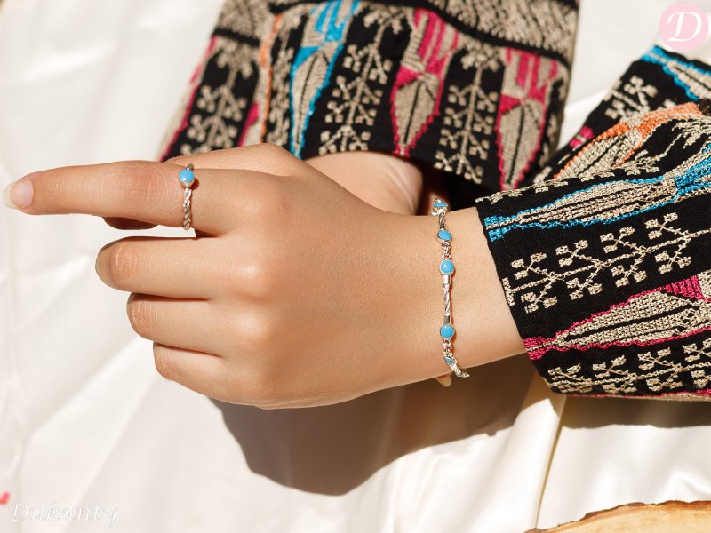 مجموعة ميار الفريدة - مطلية بالفضة