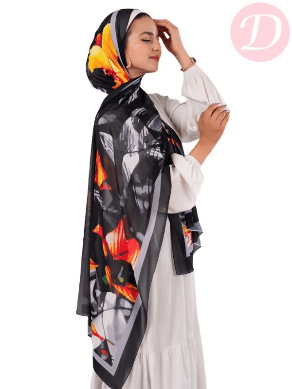 وشاح الصفصاف - كريب شيفون