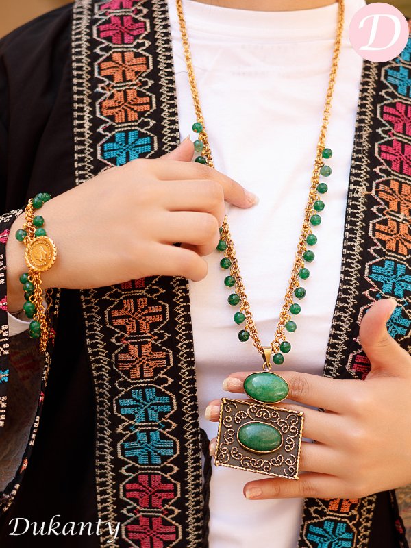 Maryam Necklace - Pure Copper With Agate