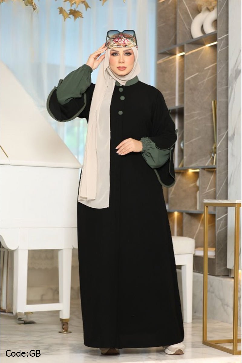 Istabraq Abaya - Crepe