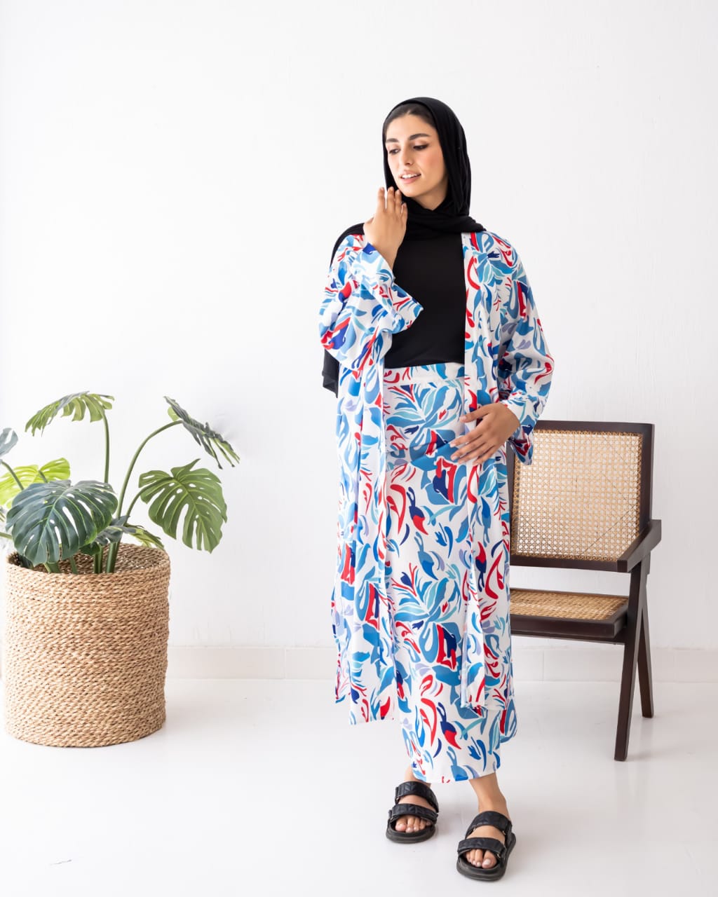 Sileen Casual Suit - Satin