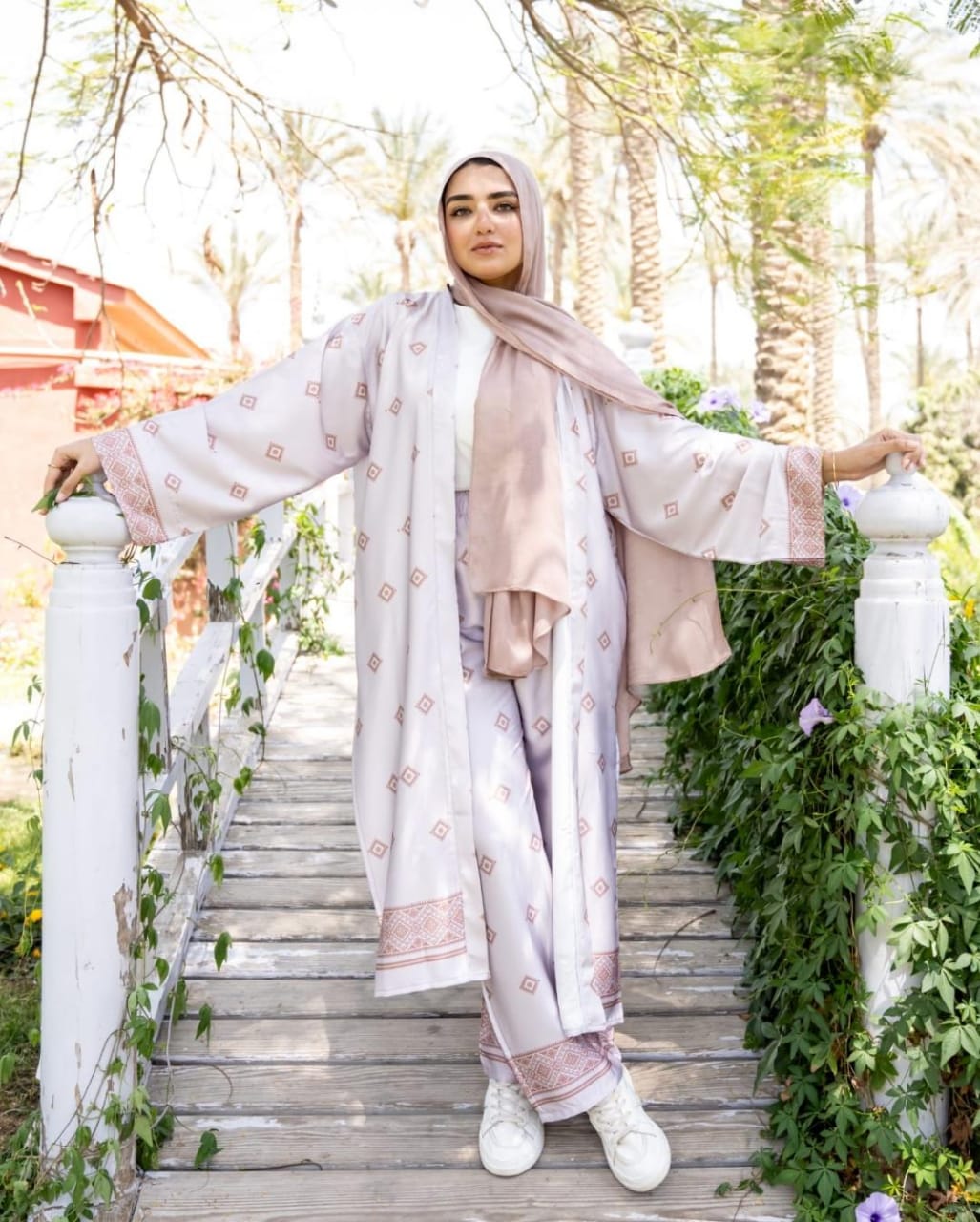 Rahma Casual Suit - Satin